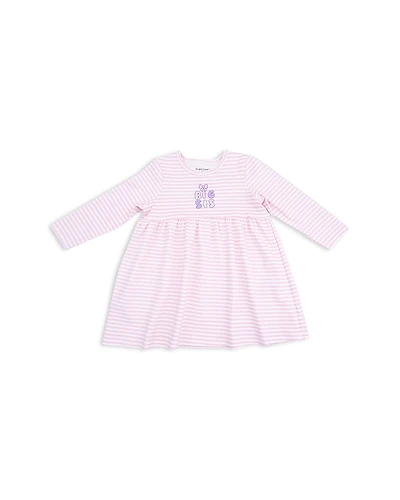 Angel Dear Girls' Big Sis Embroidery Long Sleeve Play Dress - Baby