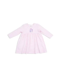 Angel Dear Girls' Big Sis Embroidery Long Sleeve Play Dress - Baby