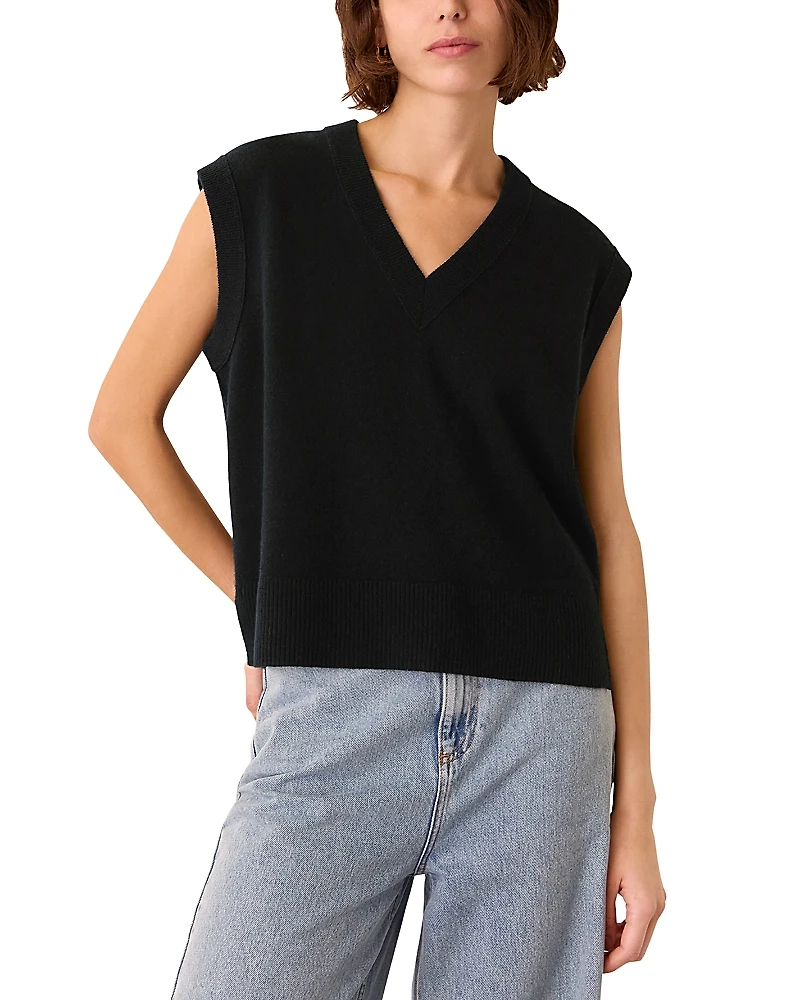 Whistles Wool Sleeveless Sweater