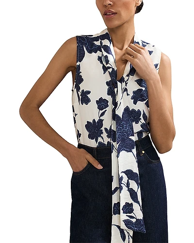 Phase Eight Junie Tie Neck Top