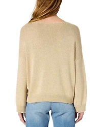 Elianna Metallic Sweatshirt