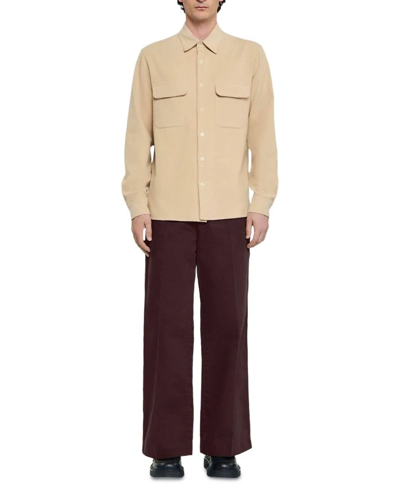 Relaxed Fit Flannel Overshirt