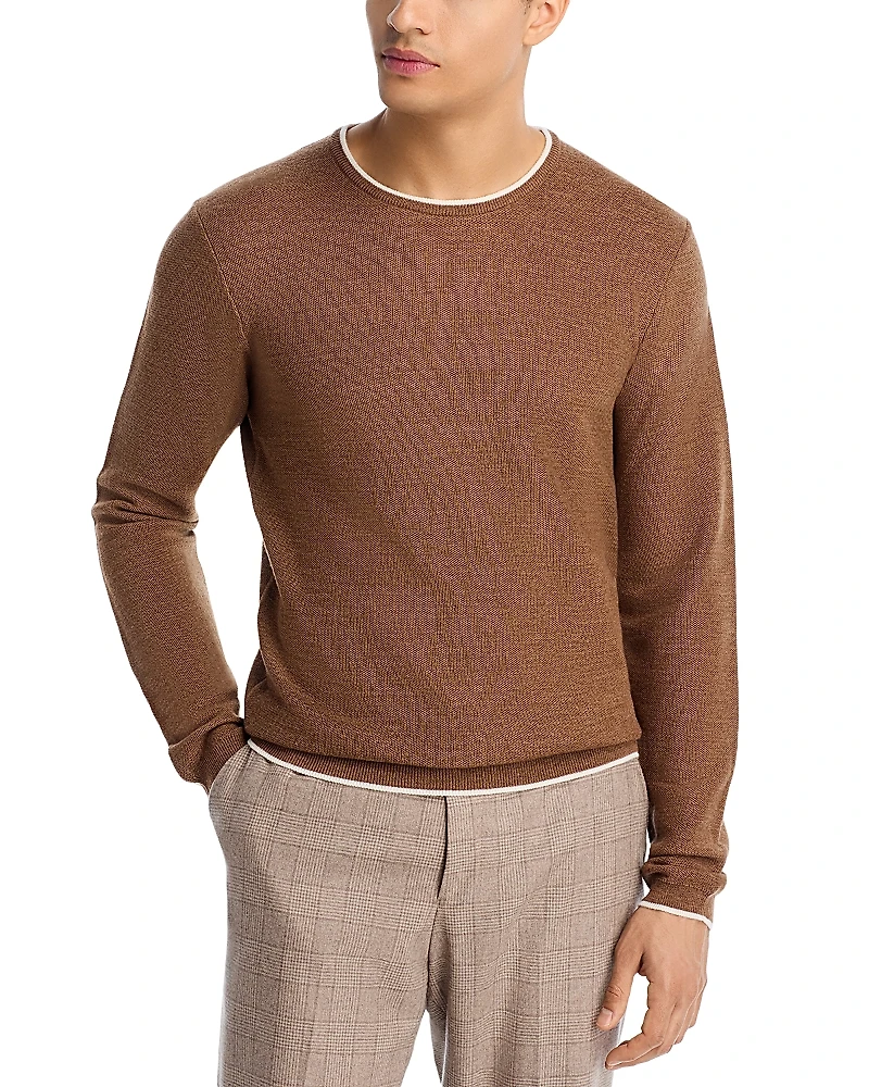 Jack Victor Belvedere Tipped Crewneck Sweater