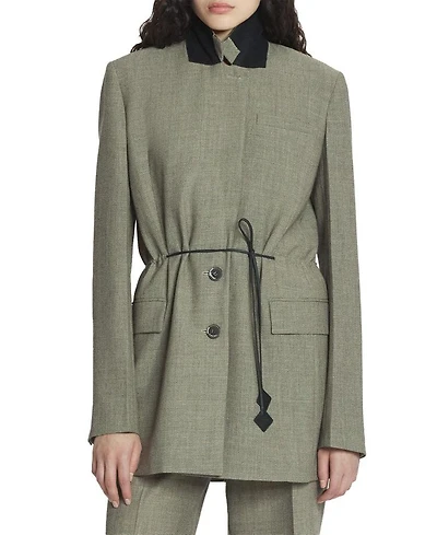 Belted Wool Jacket