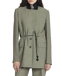 Belted Wool Jacket