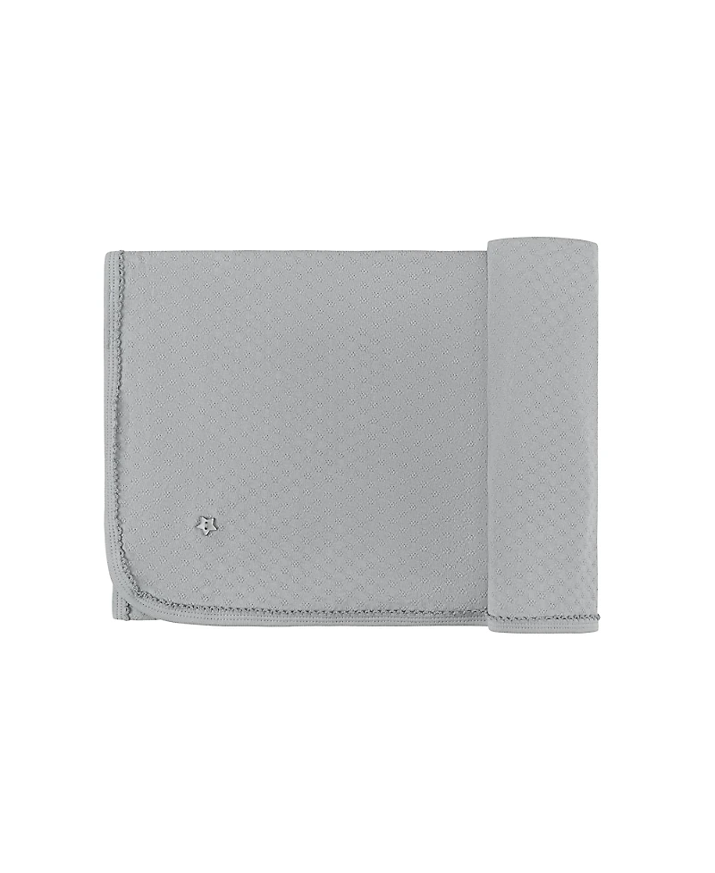 Ely's & Co. Heart and Star Button Pointelle Collection Blanket - Baby