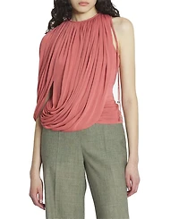 Draped Jersey Top