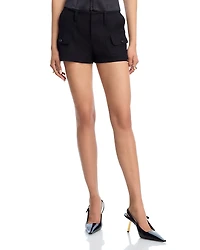 Danielle Guizio Patch Pocket Shorts