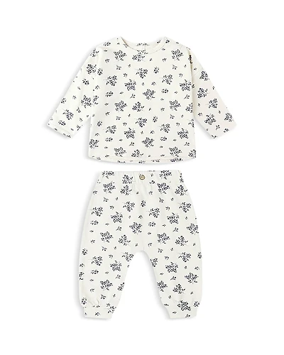 Rylee + Cru Girls' Floral Print Long Sleeved Tee & Pants Set - Baby