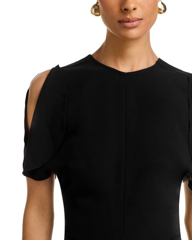 Gathered Waist Mini Dress