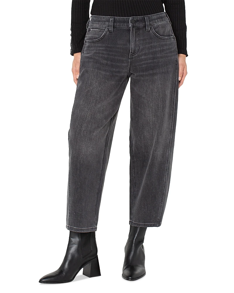 Liverpool Los Angeles The Barrel Mid Rise Cropped Leg Jeans