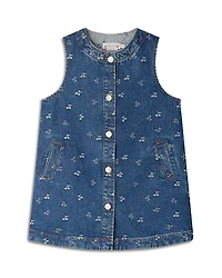 Bonpoint Girls' Jette Denim Dress - Little Kid, Big Kid