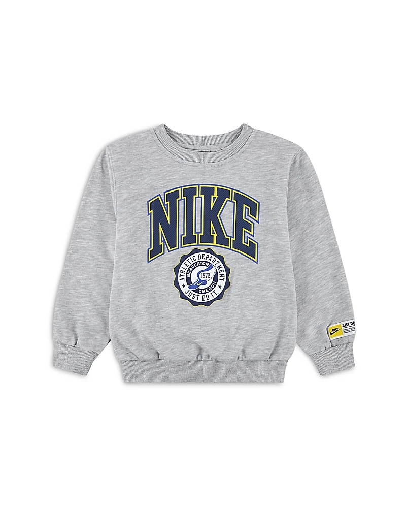 Nike Boys' Graphic Logo French Terry Sweatshirt - Little Kid