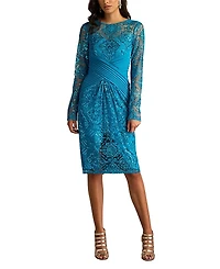 Tadashi Shoji Coates Sequin Embroidered Dress