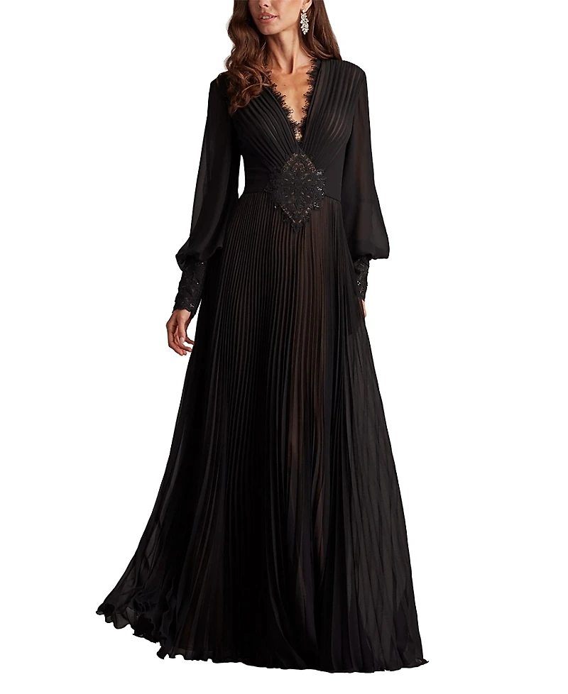 Tadashi Shoji Fellows Blouson Sleeve Gown