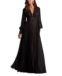 Tadashi Shoji Fellows Blouson Sleeve Gown
