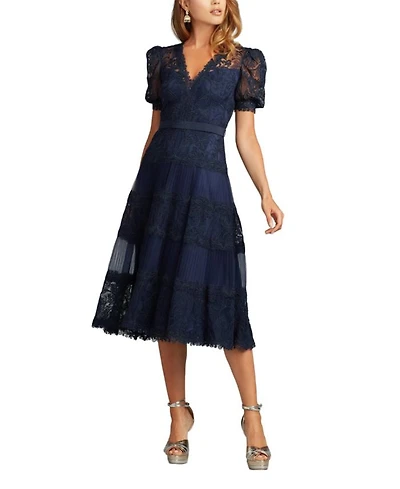 Fatiha Floral Lace and Chiffon Dress