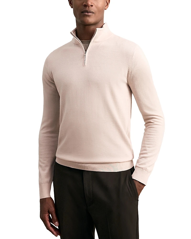 Reiss Quarter Zip Wool Sweater