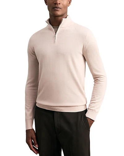 Reiss Quarter Zip Wool Sweater