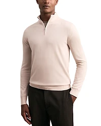 Reiss Quarter Zip Wool Sweater