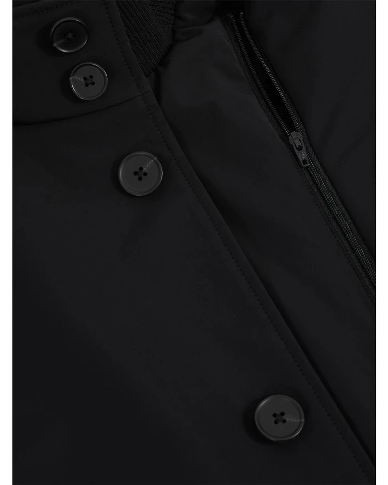 Hybrid Overcoat with Removable Interior