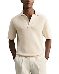 Reiss Langton Short Sleeve Polo Sweater