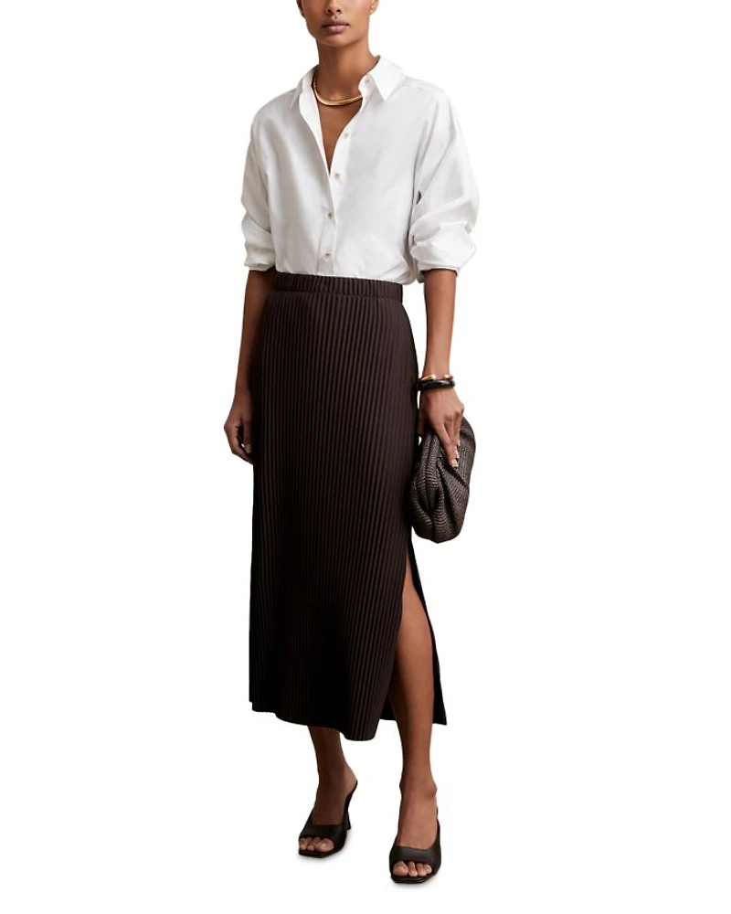 Pippa Pleated Midi Skirt