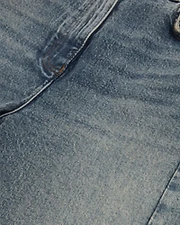 Petites Molly High Rise Barrel Jeans Mid Blue
