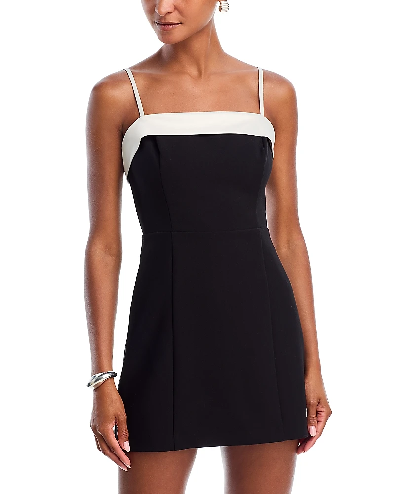 French Connection Azra Twill Carey Foldover Dress