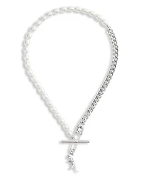 Signature Rexy Safety Pin Choker Necklace, 14.5"