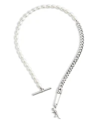 Signature Rexy Safety Pin Choker Necklace, 14.5"