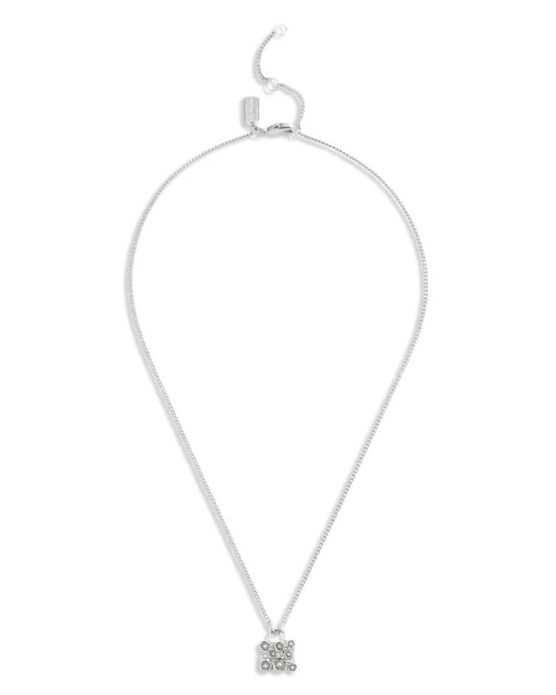 Signature Tea Rose Handbag Pendant Necklace, 16"-18"