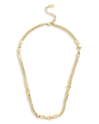 Jumbled Signature Logo Link Necklace, 18"-20"