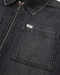 Boys' Abercrombie & Fitch Hooded Denim Jacket - Little Kid, Big Kid