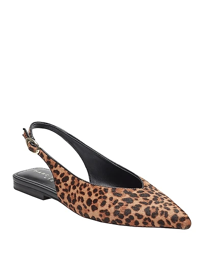 Marc Fisher Ltd. Women's Gabraly Calf Hair Slingback Flats