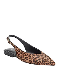 Marc Fisher Ltd. Women's Gabraly Calf Hair Slingback Flats