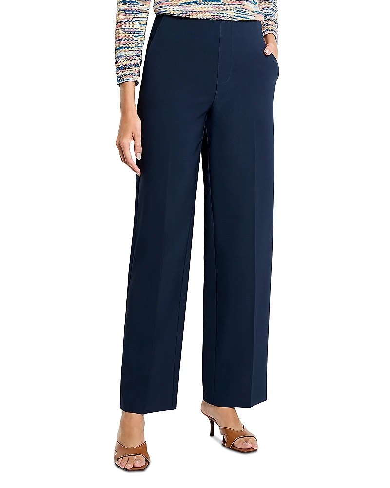 Nic+Zoe Stretch Suiting Wide Leg Pants