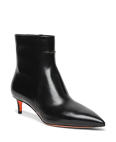 Santoni Women's Leather Ankle Boot