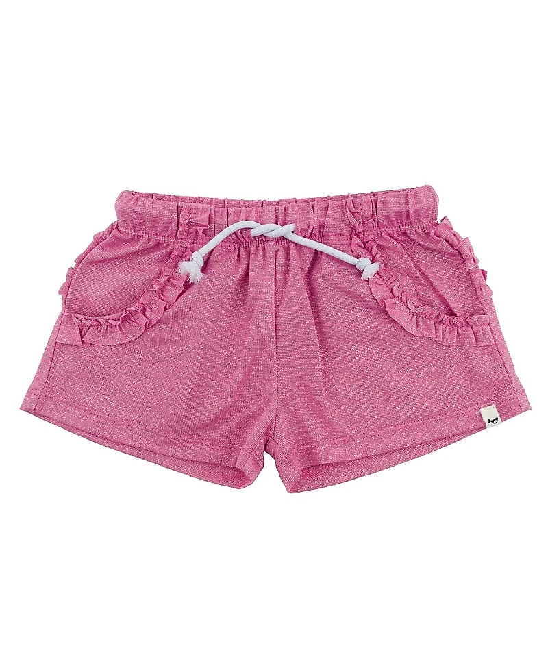 oh baby! Girls' Sparkle Ruffle Pocket Lottie Short - Baby