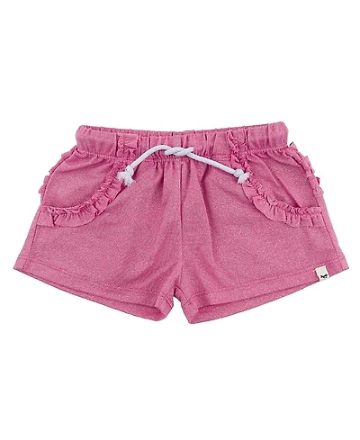 oh baby! Girls' Sparkle Ruffle Pocket Lottie Short - Baby