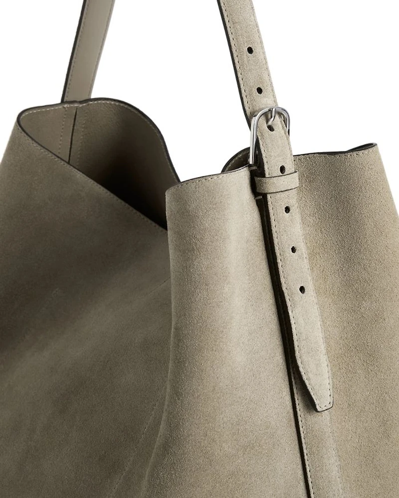 Doublé Suede Belted Tote