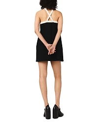 Heavy Crepe Tuxedo Dress