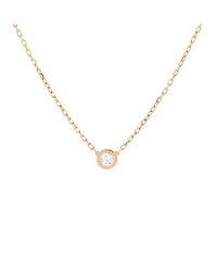 Pre-Owned Cartier Large Cartier D'Amour Pendant Necklace 18K Rose Gold with Diamond
