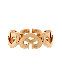 C Heart de Cartier Ring 18K Rose Gold and Diamonds