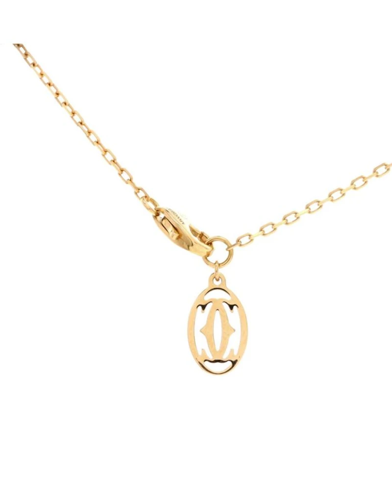 Small Cartier D'Amour Pendant Necklace 18K Gold and Diamond