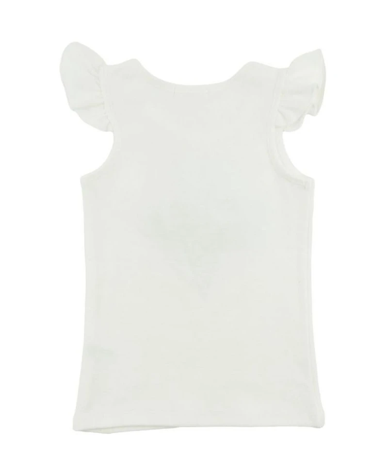 Girls' Ice Cream Bright Sparkle Applique Flutter Tank - Baby, Little Kid