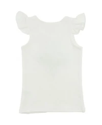 Girls' Ice Cream Bright Sparkle Applique Flutter Tank - Baby, Little Kid