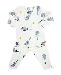 oh baby! Boys' Tennis Print Two Piece Set - Baby