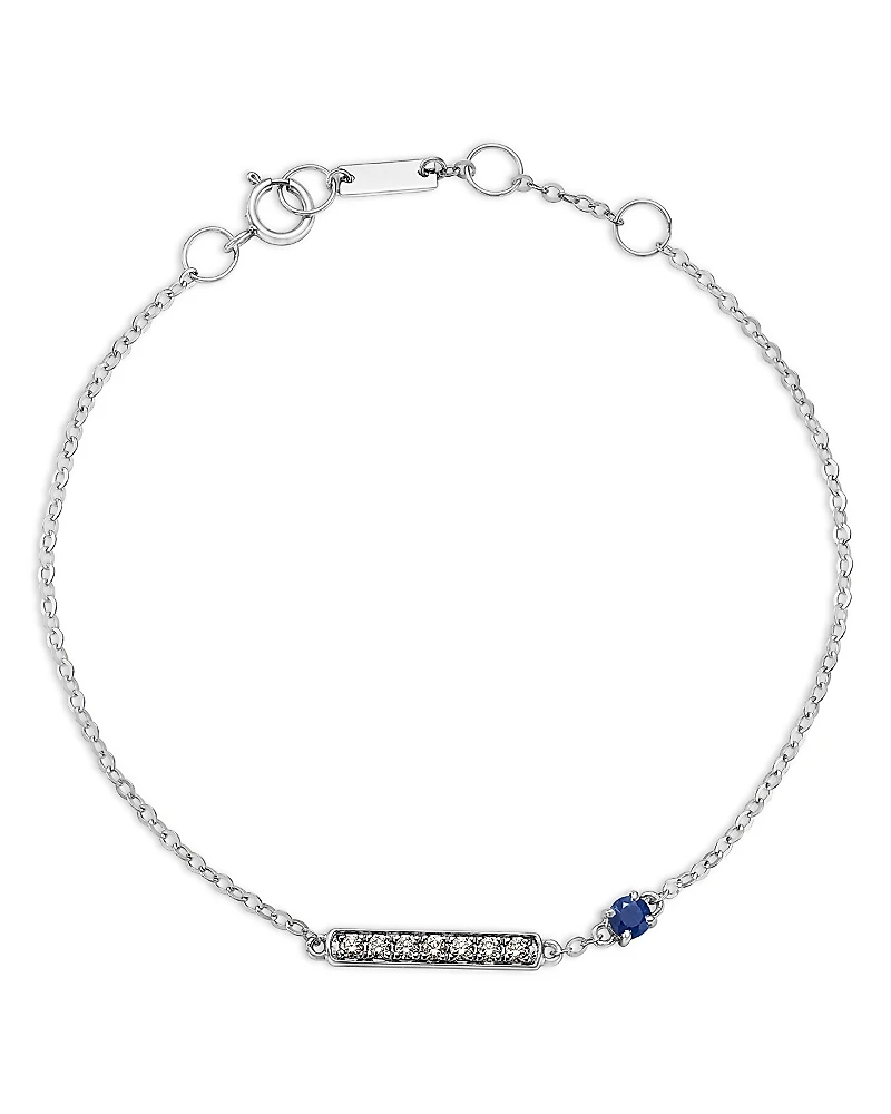 Bloomingdale's Fine Collection Sapphire & Diamond Bracelet