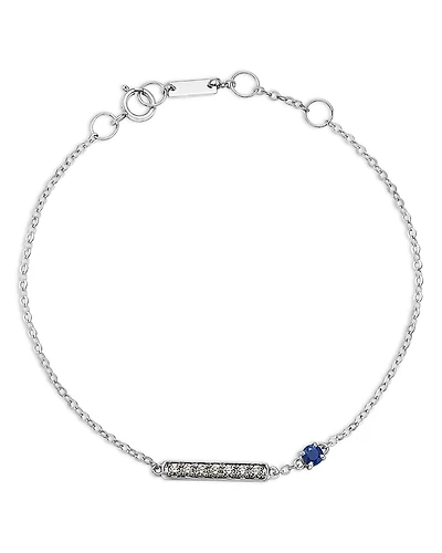 Bloomingdale's Fine Collection Sapphire & Diamond Bracelet